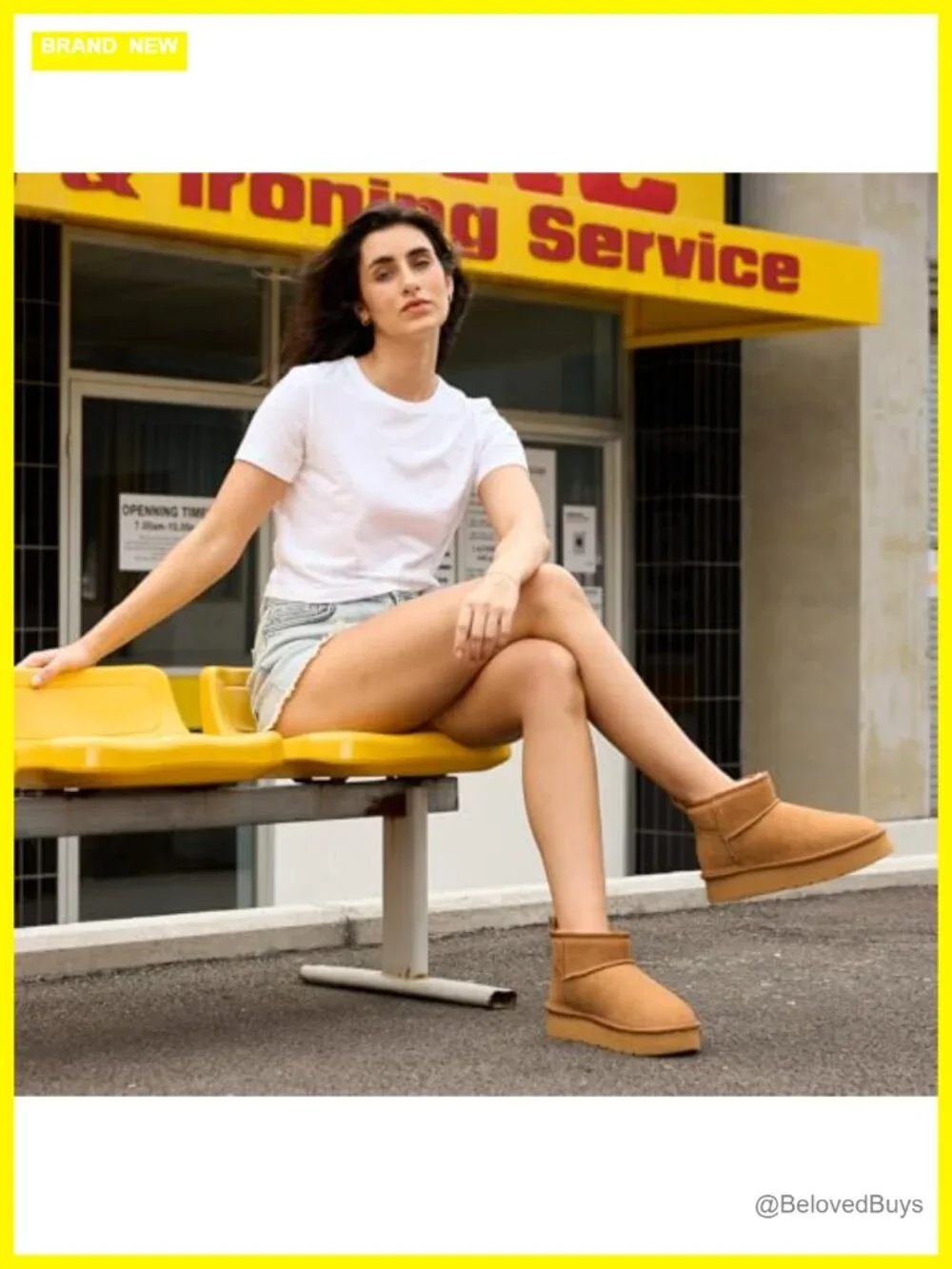 Genuine Suede Ankle Platform Snow Boots with Cozy Fur Lining